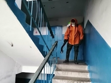 Свежие новости: В Южноукраинске продезинфицировали дом и улицу, у жильца которого обнаружили коронавирус