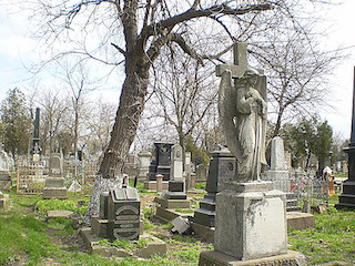 Свежие новости: На Миколаївському некрополі сталася пожежа – у склепі знайшли невідоме тіло