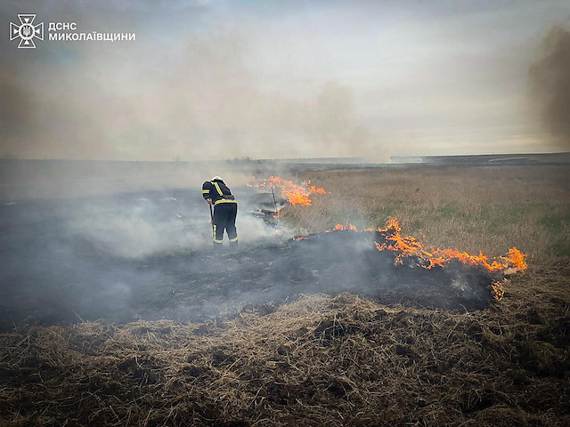 Свежие новости: На Миколаївщині горів природний заповідник «Єланецький степ»