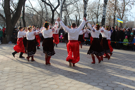 Свежие новости: Вознесенці зустріли весну традиційними народними гуляннями