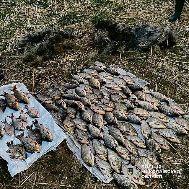 Свежие новости: Браконьєр на Інгулі виловив рибу на понад 160 тисяч: поліцейські затримали порушника