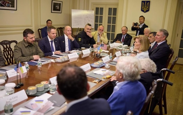 Фото новости: Зеленський зустрівся з провідними бізнесменами США Свежие новости: Зеленський зустрівся з провідними бізнесменами США