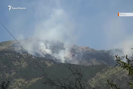 Свежие новости: В Крыму двое суток тушат 26 га леса возле Ялты