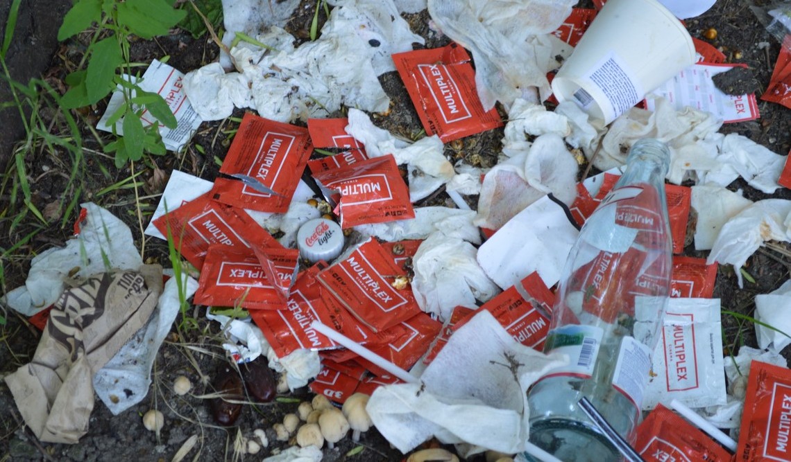 Фото новости: Мусор в центре города Свежие новости: Мусор в центре города