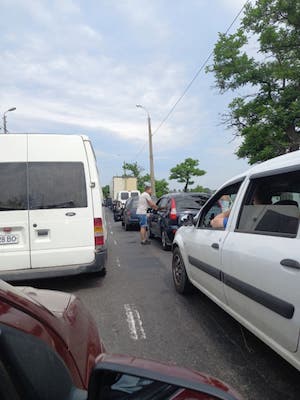 Свежие новости: В Николаеве на мосту снова пробки