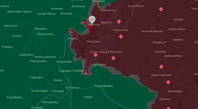 Свежие новости: Росіяни розширюють плацдарм під Куп'янськом, просуваються і закріплюються в районі Дворічної – DeepState
