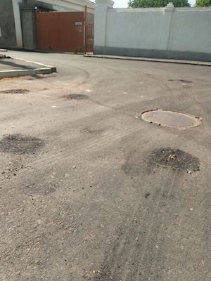 Свежие новости: В Вознесенске новая дорога начала разрушаться в жаркую погоду