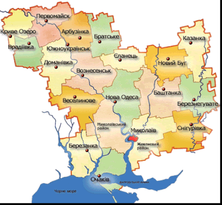 Свежие новости: Министерство развития громад поддержало идею создания на Николаевщине четырех районов