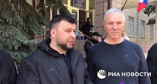 Свежие новости: Главари оккупантов Пушилин и Турчак приехали в Херсон и заявили, что будут вывозить украинское зерно в рф