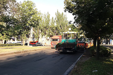 Свежие новости: В Николаеве продолжили ремонт улицы - в центре города образовалась пробка