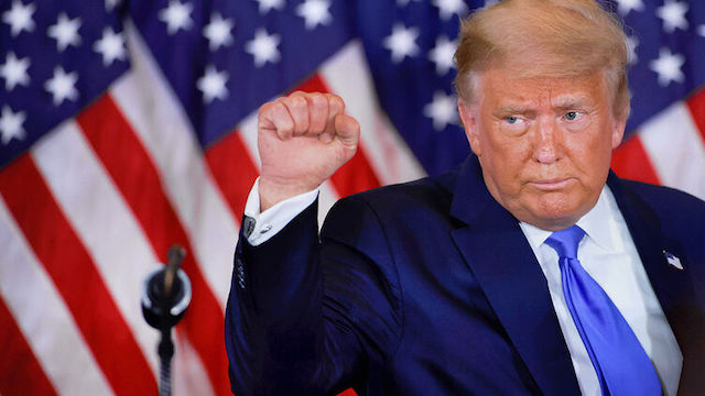 Фото новости: Трамп не признает победу Байдена, заявляет о фальсификациях и идет в суды Свежие новости: Трамп не признает победу Байдена, заявляет о фальсификациях и идет в суды