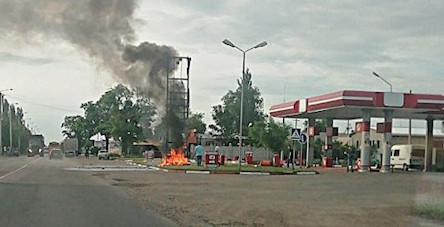 Свежие новости: У Вознесенську на автозаправці згоріла стела