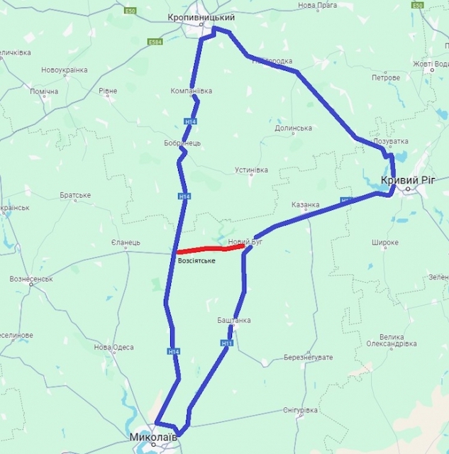 Свежие новости: У Миколаївській області закриють рух автошляхом