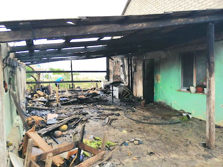 Свежие новости: В Баштанском районе произошел пожар