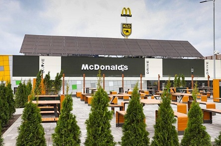 Свежие новости: В Украине открыли первый McDonald's с солнечными панелями