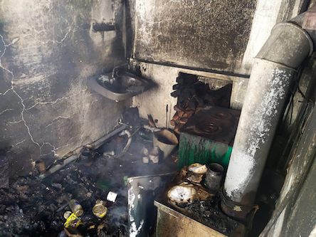 Свежие новости: В Новом Буге горел жилой  дом