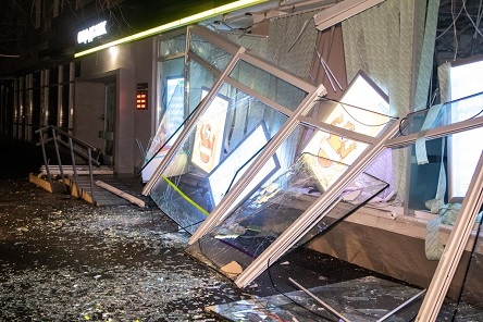 Свежие новости: ФОТО: Взрыв банкомата в Киеве. В 