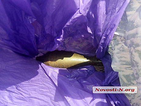 Фото новости: Полиция задержала николаевца, который вез в «маршрутке» мину в обычном пакете Свежие новости: Полиция задержала николаевца, который вез в «маршрутке» мину в обычном пакете