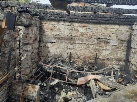 Свежие новости: На Николаевщине сгорел продуктовый магазин