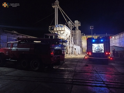 Свежие новости: В Новом Буге горел элеватор