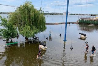 Свежие новости: В акваторії Миколаєва рівень води перевищує норму на 5 см