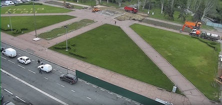 Свежие новости: За ходом реконструкції Соборної площі можна спостерігати онлайн