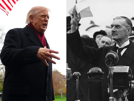 Свіжі новини: Трампа порівняли з Чемберленом: «Зрада України» та поступки Путіну