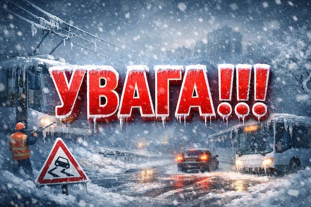 Свежие новости: У Миколаєві через ожеледицю можливі зміни в русі електротранспорту