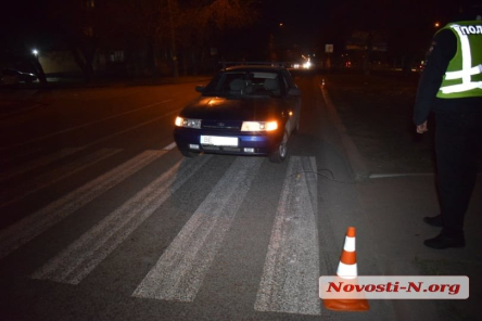 Свежие новости: ФОТО: В Николаеве автомобиль сбил школьницу на пешеходном переходе