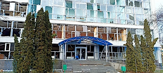 Свежие новости: В результате обстрела Киева значительно пострадали здания КНУ имени Тараса Шевченко