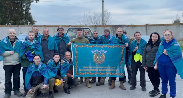 Свежие новости: Ще 19 миколаївських морпіхів повернулися з російського полону