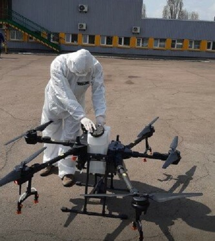 Свежие новости: Киевские власти дезинфицируют город при помощи беспилотников