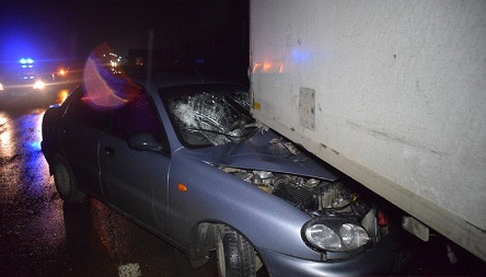 Свежие новости: На въезде в Николаев «Ланос» врезался в грузовик