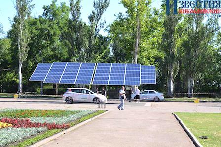 Свежие новости: В Николаеве временно установили солнечную батарею