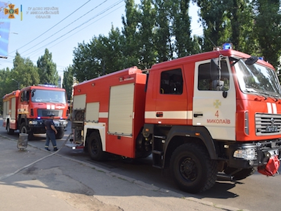 Свежие новости: В Николаеве горела пекарня «Грузинская выпечка»