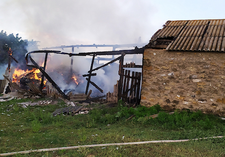 Свежие новости: Николаевская область: пожарные дважды тушили пожары хозяйственных зданий