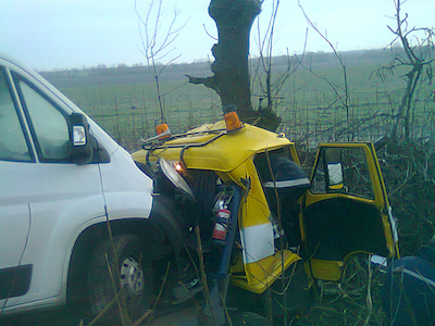 Свежие новости: На Николаевщине столкнулись «Opel» и эвакуатор «MAN» - одного из водителей пришлось деблокировать