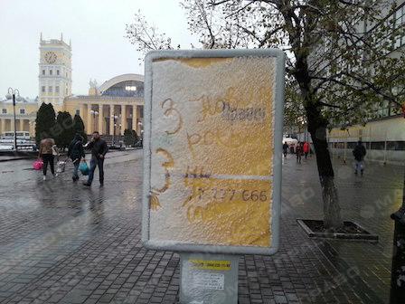 Свежие новости: В Харькове из-за снега задерживают авиарейсы, по всему городу повалены деревья