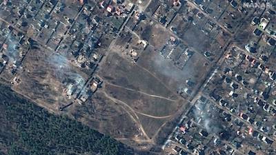 Свежие новости: На спутниковых снимках видно наступление российских войск под Киевом