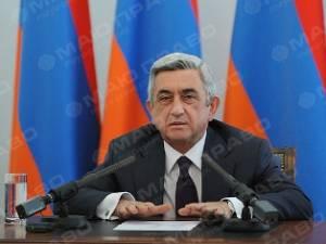 Свежие новости: Президент Армении Серж Саргсян принял отставку правительства