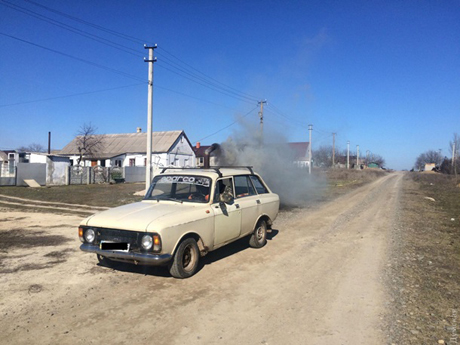 Свежие новости: Житель Одесской области отапливает авто буржуйкой