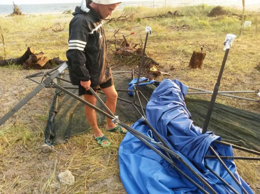 Свежие новости: Сильный шторм на Николаевщине (ФОТО)