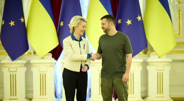 Свежие новости: Президентка Єврокомісії поговорила з Зеленським про мирну угоду з РФ