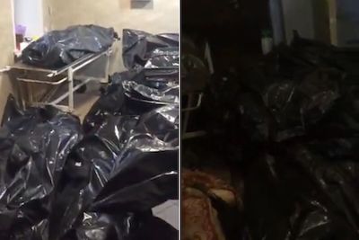 Свежие новости: Российский морг заваленный мешками с умершими от СОVID-19