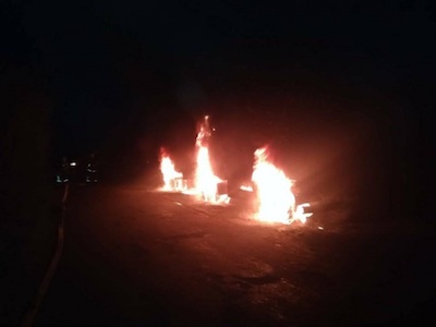 Свежие новости: Под Вознесенском горел «КамАЗ»