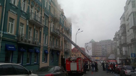 Свежие новости: Масштабный пожар в центре Киева: горит ресторан на Жилянской