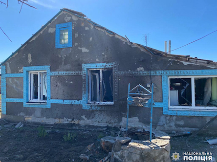 Свежие новости: На Миколаївщині поліцейські фіксують наслідки чергових ворожих атак Куцурубської громади
