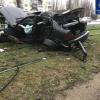 Фото новости: На Николаевской дороге легковушка врезалась в столб Свежие новости: На Николаевской дороге легковушка врезалась в столб