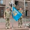 Свежие новости: Миколаївські морпіхи підняли свій прапор біля будівлі мерії