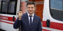 Свежие новости: Зеленский объявил о передаче детским больницам 200 машин скорой помощи